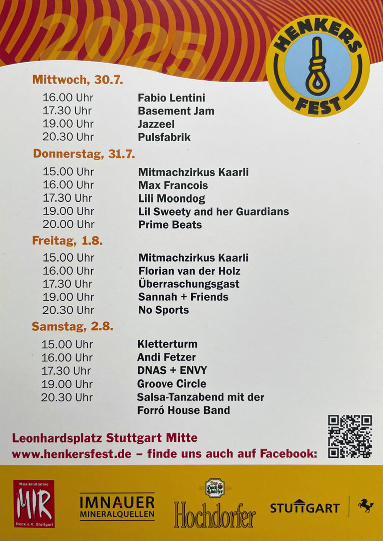 Henkersfest25-Bands